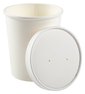 A Picture of product 183-504 AmerCareRoyal Paper Combo Food Containers with Vented Lids. 32 oz. White. 250/case.