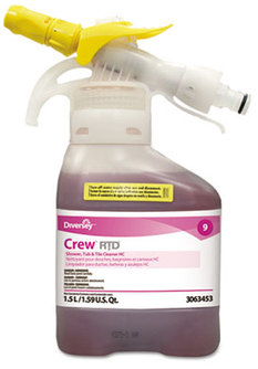 Crew® Shower, Tub & Tile Cleaner SC. 50.7 oz. Red. Fresh Scent. 2 count.