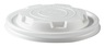 A Picture of product RPP-CFCL8 AmerCareRoyal CPLA Compostable Lids for 8 oz Containers. White. 1000/case.
