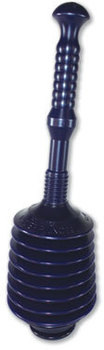 Deluxe Professional Plunger. 25 X 6 in. Blue.