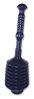 A Picture of product IMP-9205 Deluxe Professional Plunger. 25 X 6 in. Blue.