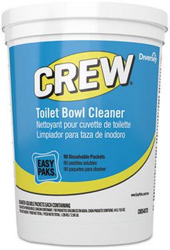 Diversey Crew® Easy Paks® Toilet Bowl Cleaner. 6.3 lb. Lavender Scent. 2 Tubs/Case.