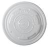 A Picture of product RPP-CFCL1232 CPLA Compostable Lids. 12-32 oz. White. 1000 count.