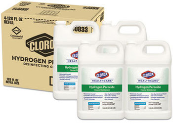 Clorox Healthcare® Hydrogen Peroxide Cleaner Disinfectant. 128 fl. oz. 4 count.