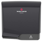 A Picture of product 963-755 WORLD DRYER® SlimDri Hand Dryer. Black Aluminum.