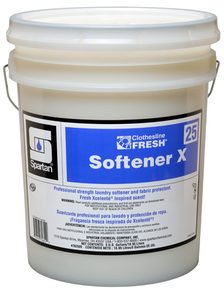 Clothesline Fresh Softener X. 5 gal. Lavender Linen scent.