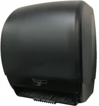Response® Universal Electronic Roll Towel Dispenser. Black.