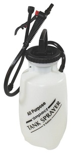 All Purpose Tank Sprayer. 2 gal. 8 X 8 X 20 in. Black/Translucent.