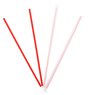 A Picture of product 962-001 Jumbo Paper Wrapped Straws. 10.25 in. Red. 2000 straws.