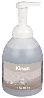 Kleenex® Alcohol-Free Foam Hand Sanitizer, 18 oz Pump Bottle, 4/Carton