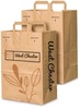 A Picture of product DUR-13606 Dubl Life® 1/6 bbl Handle Bag, Natural Kraft Sacks. 70#. 12 X 7 X 17 in. 300 count.