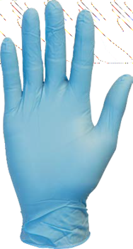 Powder Free Nitrile Gloves. Size X-Large. 6 mil. Blue. 1000 count.