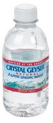 Crystal Geyser Spring Water Bottles 8 oz. 60 count.  72/Pallet