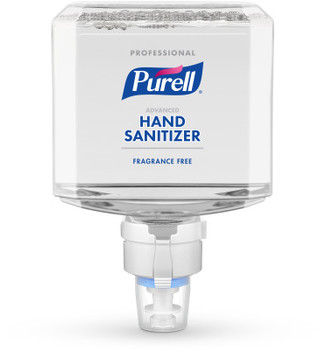 PURELL® Professional Advanced Hand Sanitizer Foam Refill for ES8 Touch-Free Dispensers. 1200 mL. Fragrance Free, 2/Case