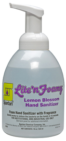 Lite'n Foamy Foaming Hand Sanitizer. 18 oz. Lemon Blossom.