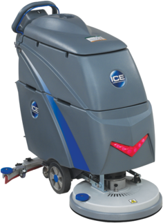 I20NB Walk-Behind, Pad-Assist Auto Scrubber with AGM Batteries.