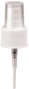 A Picture of product TOL-110902 0.25 mL Finger Tip Mist Pump, White w/Clear Cap