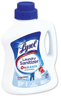 LYSOL® Brand Liquid Laundry Sanitizer. 90 oz. Crisp Linen scent. 4 count.