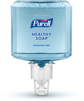 PURELL® Healthcare HEALTHY SOAP® Gentle & Free Foam Refills for PURELL® ES4 Soap Dispensers. 1200 mL. 2 Refills/Case.