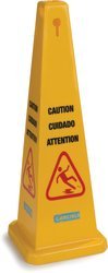 36" Yellow Caution Cone