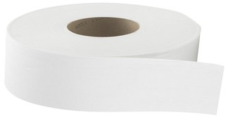 Merfin® Exclusive 2-Ply Jumbo Bath Tissue 12" Diameter.  2.3" Core. 2-Ply. 3.5” x 9" Sheet. 2100 Feet/Roll. 4 Rolls/Case.