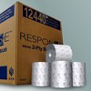 A Picture of product NPS-12440 Response® Universal 2-Ply Conventional Bath Tissue.  Individually Wrapped 4.5” x 4.4”. 500 Sheets/Roll, 96 Rolls/Case.