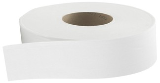 Merfin® Exclusive 1-Ply Jumbo Bath Tissue 12" Diameter.  2.3" Core. 3.5” Sheet. 4000 Feet/Roll, 4 Rolls/Case.