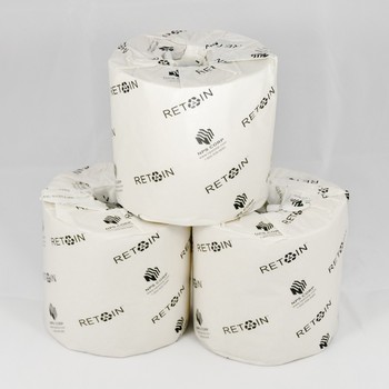 Retain™ Universal 1-Ply Conventional Bath Tissue.  Individually Wrapped. 4" x 3.25." 1000 Sheets/Roll, 96 Rolls/Case.