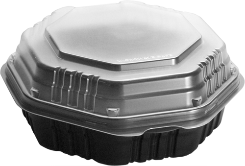 Pactiv Clearview SmartLock Containers 49oz 8 13/64 x 8 11/32 x 2 29/32 200