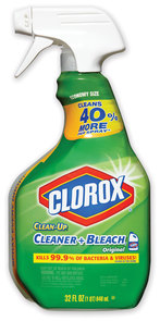 Clorox Clean-Up Cleaner + Bleach, 32 oz Bottle, 9 Bottles/Case.