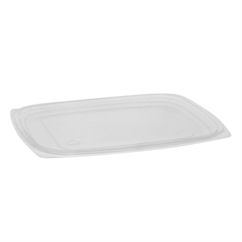 Pactiv Showcase® OPS Flat Deli Lids for 24 & 32 oz Containers. 7.5 X 6.5 X 0.188 in. Clear. 504 count.