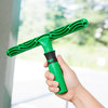 A Picture of product UNG-EH250 Unger ErgoTec® T-Bar Window Washer Handle. 10 in. Black and Green.