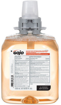 GOJO® Luxury Foam Antibacterial Handwash for FMX-12™ Dispensers. 1250 mL. Orange Blossom scent. 4 Refills/Case.