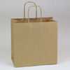 A Picture of product SHM-S10586 Paper Shopping Bag with Handles, 8" x 4" x 8", Natural Kraft, 250 Bags/Case.