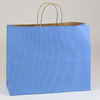 A Picture of product SHM-S20103 Paper Shopping Bag with Handles, 16" x 6" x 13", French Country Blue Color, 250 Bags/Case.