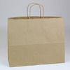 A Picture of product SHM-S24305 Paper Shopping Bag with Handles, 16" x 6" x 15", Natural Kraft, 250 Bags/Case.