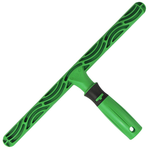 Unger ErgoTec® T-Bar Window Washer Handle. 10 in. Black and Green.