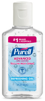 PURELL® Advanced Hand Sanitizer Gel.  1 oz. Bottle. 72/Case.