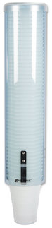 San Jamar® Pull-Type Water Cup Dispenser,  Translucent Blue