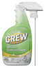 A Picture of product DVO-CBD540199 Crew Bathroom Disinfectant Cleaner, Floral Scent, 32 oz Spray Bottle, 4/Case