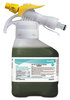 A Picture of product DVO-3364707 Diversey™ Crew Restroom Floor and Surface Non-Acid Disinfectant Cleaner. 1.5L. Green. Fresh scent. 2 bottles/case.