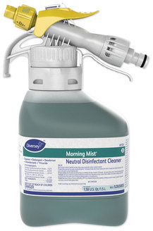 Morning Mist Neutral Disinfectant Cleaner, #33, Fresh, 1.5 L Bottle, 2/Carton