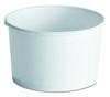 A Picture of product HUH-71037 Squat Paper Food Containers. 8-10 oz. White. 1000 Containers/Case