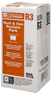 Clothesline Fresh® Rust & Iron Remover Reclaim Pack R3. 300 Gram Packet, 15 water-soluble packets/Case.