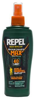 Repel® Insect Repellent Sportsmen Max Formula® Spray Pump. 6 oz. 12 count.