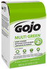 A Picture of product 670-119 GOJO® MULTI GREEN® Hand Cleaner Refills for GOJO® Bag-in-Box Dispensers. 800 mL. 12 Refills/Case.