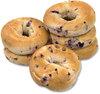 A Picture of product GRR-90000007 Fresh Blueberry Bagels, 6/Pack, Free Delivery