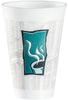 A Picture of product 962-035 ThermoGlaze Insulated Foam Hot/Cold Cups. 16 oz. Green 'Uptown' Design. 1000/case.