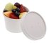 A Picture of product 183-500 AmerCareRoyal Paper Combo Food Containers with Vented Lids. 8 oz. White. 250/case.