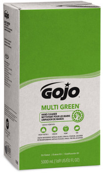 GOJO® MULTI GREEN® Hand Cleaner Refills for GOJO® PRO™ TDX™ Dispensers. 5000 mL. Green. Citrus Scent. 2/Carton